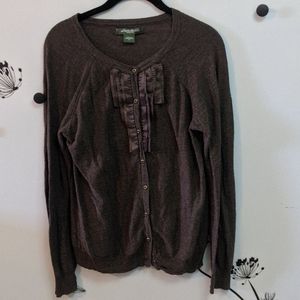 Eddie Bauer Brown Cardigan